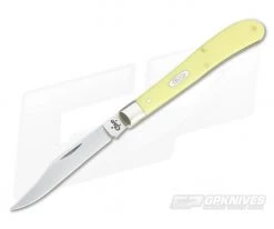 Case Yellow Handle Barehead Slimline Trapper