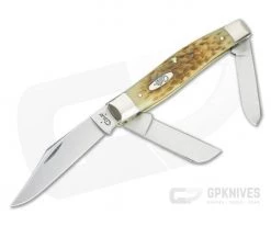 Case Amber Bone CV Large Stockman