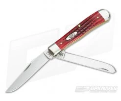 Case Old Red Pocket Worn Trapper
