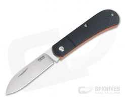 Pena Knives X-Series Spear Point Slipjoint Satin M390 Smooth Black G10 Slipjoint Folder