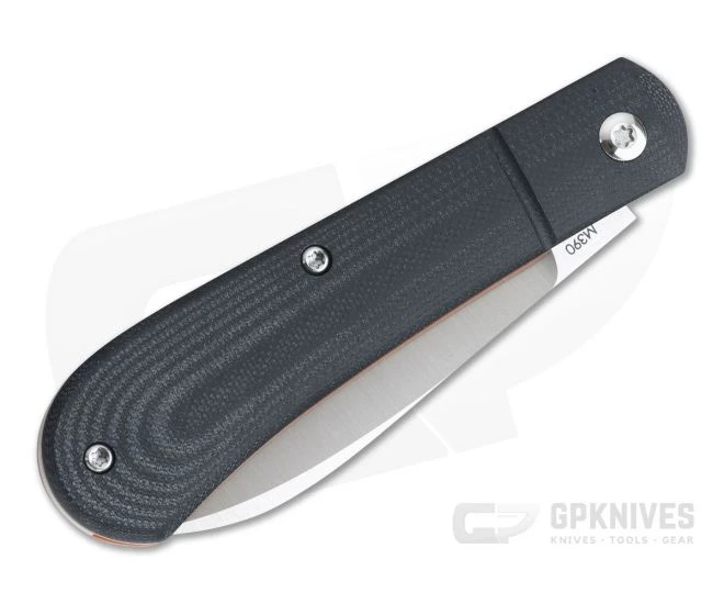 Pena Knives X-Series Spear Point Slipjoint Satin M390 Smooth Black G10 Slipjoint Folder - Image 2