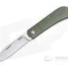 Pena Knives X-Series Spear Point Slipjoint Satin M390 Smooth OD Green G10 Slipjoint Folder