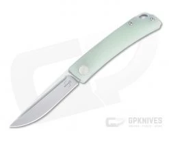 Boker Plus Celos Satin 440C Natural Jade G10 Slip Joint Folder 01BO179