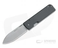 Boker Plus Lancer 42 Carbon Fiber Stonewashed D2 Frame Lock Folder 01BO467