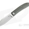 Fox Knives Livri Satin M390 Green Canvas Micarta Slip Joint Knife 01FX849