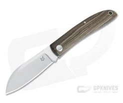 Fox Knives Livri Satin M390 Ziricote Wood Slip Joint Knife 273ZW