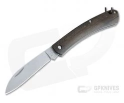 Fox Knives Nauta Stonewashed 420C Ziricote Wood Slip Joint Knife 01FX883