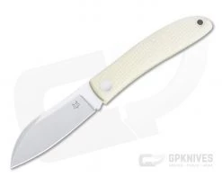 Fox Knives Livri Satin M390 Coyote Micarta Slip Joint Folder 01FX910