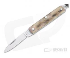 Great Eastern Cutlery #05 PPP Keychain Knife Pen Blade Sambar Stag Slip Joint Folder 052121-SS-19