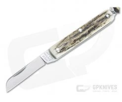 Great Eastern Cutlery #05 PPP Keychain Knife Sheepsfoot Sambar Stag Slip Joint Folder 053121-SS-06