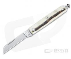 Great Eastern Cutlery #05 PPP Keychain Knife Sheepsfoot Sambar Stag Slip Joint Folder 053121-SS-08