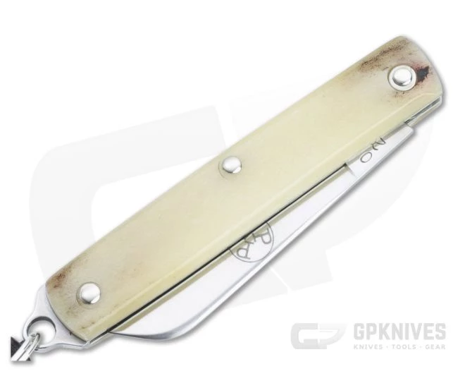 Great Eastern Cutlery #05 PPP Keychain Knife Sheepsfoot Sambar Stag Slip Joint Folder 053121-SS-10 - Image 2