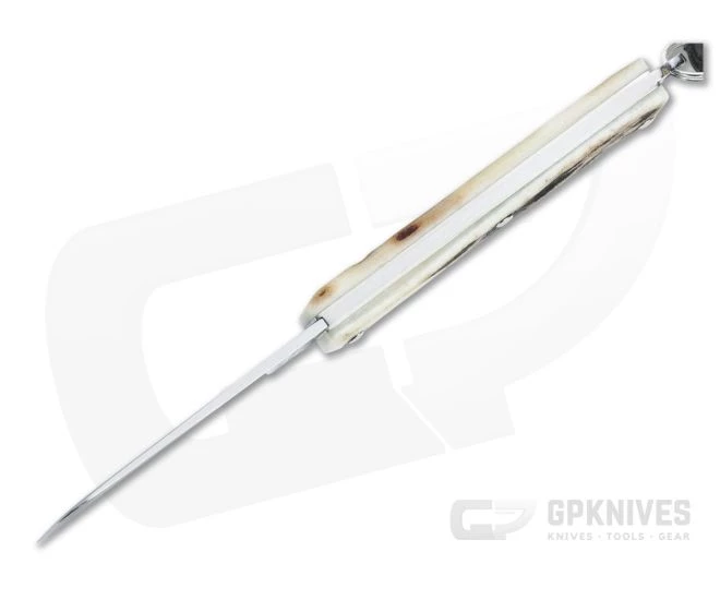 Great Eastern Cutlery #05 PPP Keychain Knife Sheepsfoot Sambar Stag Slip Joint Folder 053121-SS-11 - Image 3