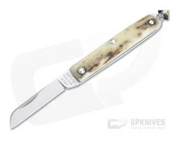 Great Eastern Cutlery #05 PPP Keychain Knife Sheepsfoot Sambar Stag Slip Joint Folder 053121-SS-17