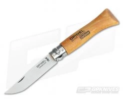 Opinel No 6 Carbon Steel Pocket Knife Beech Wood