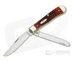 Case Trapper Chestnut Jigged Bone Chrome Vanadium 07011