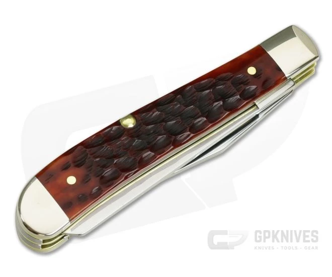 Case Chestnut Bone Jigged Mini Trapper CV 07012 - Image 2