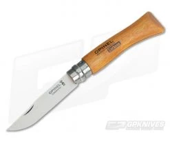 Opinel No 7 Carbon Steel Pocket Knife Beech Wood