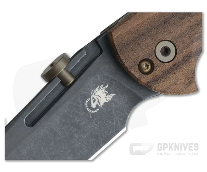 Hinderer XM Slippy Vintage Series Black O1 Spear Point Smooth Walnut Battle Green Slip Joint 0948 - Image 4