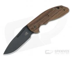 Hinderer XM Slippy Vintage Series Black O1 Spear Point Smooth Walnut Battle Green Slip Joint 0955
