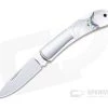 Moki Meek Arrow Polished AUS-8 Bolstered Mother of Pearl Lock Back Folder 102EG