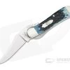 Case Russlock Blue Denim Peach Seed Jigged Bone Liner Lock 10884