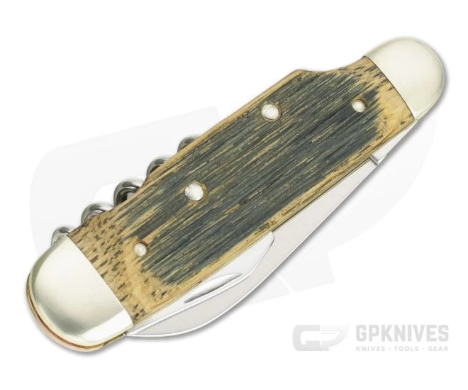 Boker Solingen Wine Knife Single Blade Barrel Wood Slip Joint Folder 110185 - Image 2