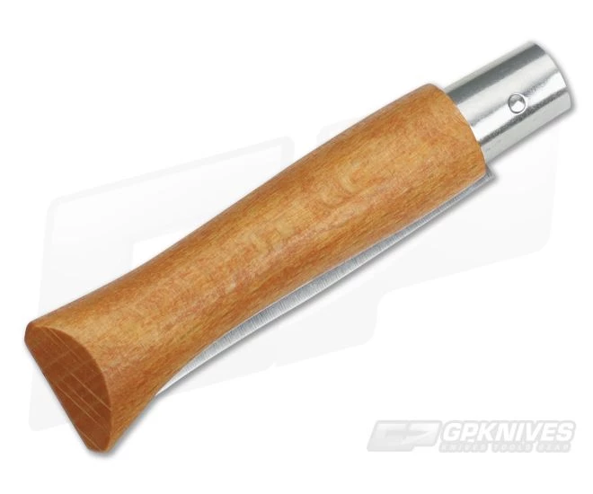 Opinel No 5 Carbon Steel Pocket Knife Beech Wood - Image 2