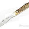 Boker Solingen Hunters Knife Mono Stag Backlock Folder 110615