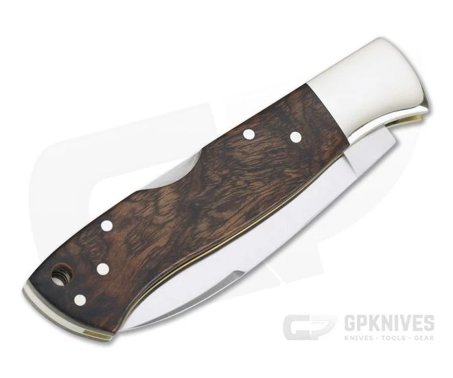Boker Solingen Mamba Spearpoint Satin N690 Desert Ironwood Back Lock 110822 - Image 2