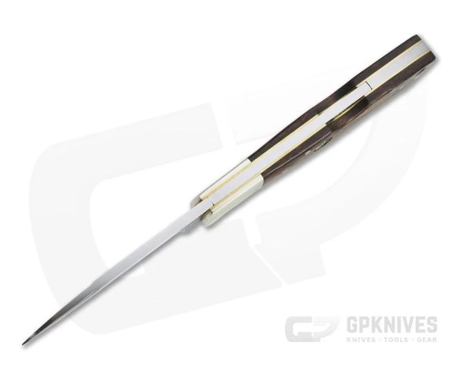 Boker Solingen Mamba Spearpoint Satin N690 Desert Ironwood Back Lock 110822 - Image 3