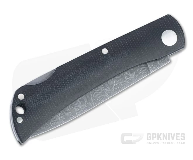 Boker Solingen Rangebuster Damascus LTD Sodbuster Black Micarta Back Lock Folder 110914DAM - Image 2