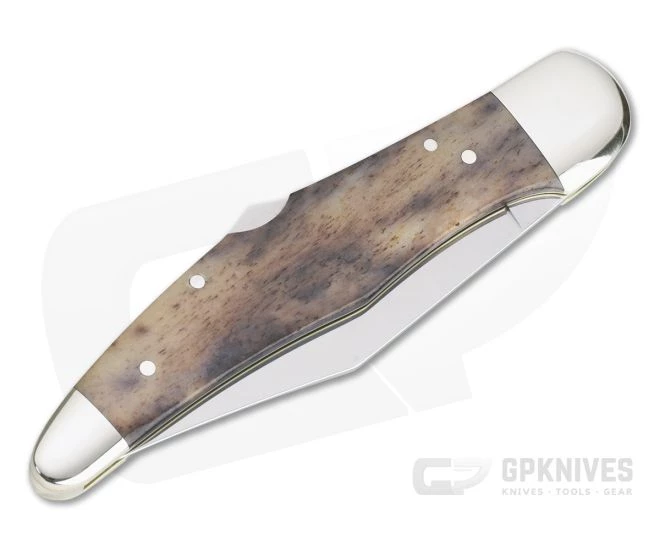 Boker Solingen Folding Hunter Buckskin Bone Back Lock Knife 111011BK - Image 2