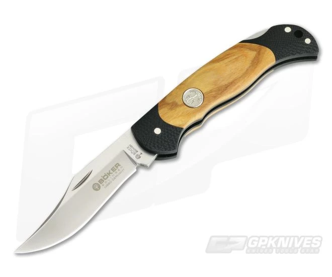 Boker Solingen Junior Scout Lightweight G10 Olive Wood N690 111975
