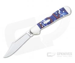 Case Mini Copperlock Smooth Patriotic Kirinite Back Lock Knife 11211