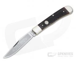 Boker Solingen Single Blade Trapper Jigged Red Bone Traditional Slip Joint 112526JRB