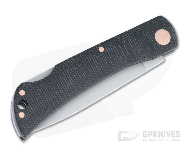 Boker Solingen Rangebuster Blasted N690 Black Micarta Back Lock Folder 112914 - Image 2