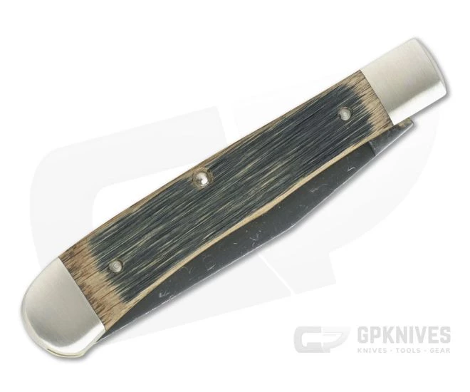 Boker Solingen Trapper Castle Burg Limited Ancient Oak Acid Washed O1 Slip Joint 113004 - Image 2