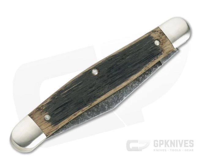 Boker Solingen Stockman Castle Burg Limited Ancient Oak Acid Washed O1 Slip Joint 113985 - Image 2