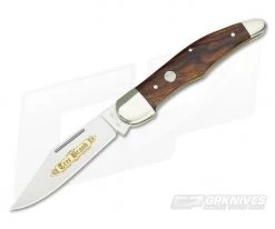 Boker Solingen Folding Hunters Knife Classic Gold Desert Ironwood 114014