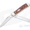 Case Mini Trapper Smooth Autumn Maple Burl Wood Slip Joint 11545