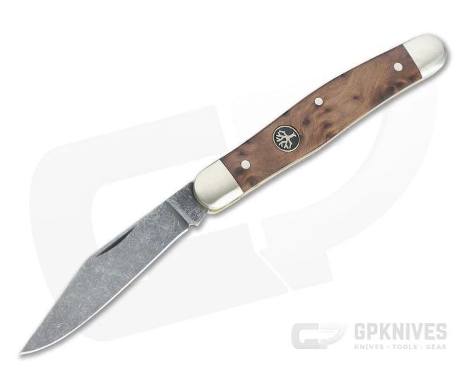 Boker Solingen Stockman Single Blade Thuya Wood Slip Joint Folder 117481