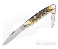 Boker Pen Knife Genuine Stag 118288HH