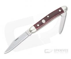 Boker Solingen Pen Knife Classic Smooth Red Bone Slip Joint 118288SS