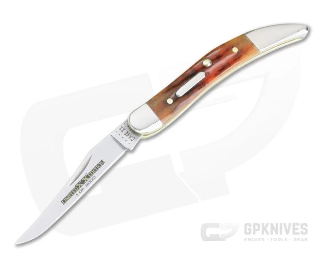 Case Small Texas Toothpick Limited XX Edition Series XXXVI Second Cut Autumn Bone 12183