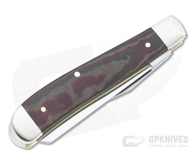 Case Mini Trapper Smooth Rustic Red Richlite Slip Joint 13621 - Image 2