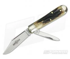 Northfield UN-X-LD #14 2 Blade Lick Creek Boys Knife Sambar Stag 01