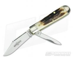 Northfield UN-X-LD #14 2 Blade Lick Creek Boys Knife Sambar Stag 05
