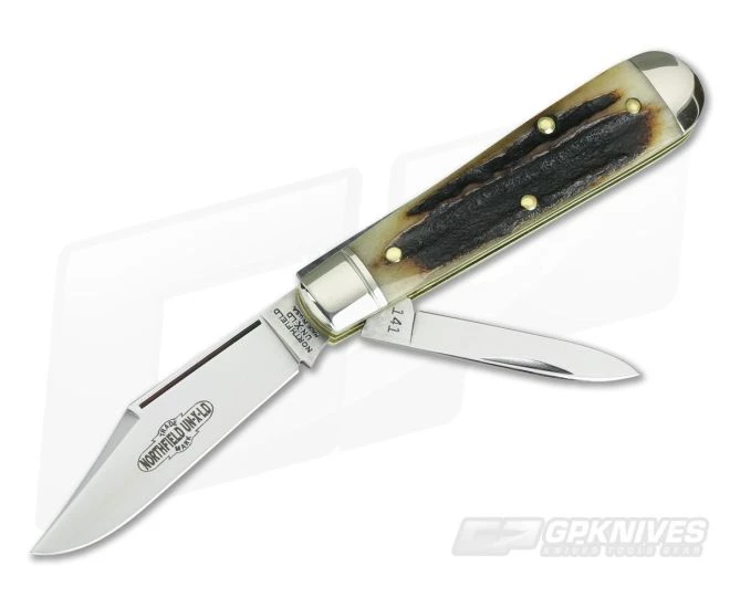 Northfield UN-X-LD #14 2 Blade Lick Creek Boys Knife Sambar Stag 06