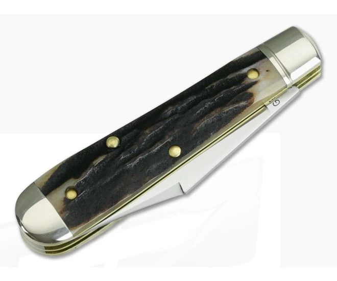 Northfield UN-X-LD #14 2 Blade Lick Creek Boys Knife Sambar Stag 07 - Image 2